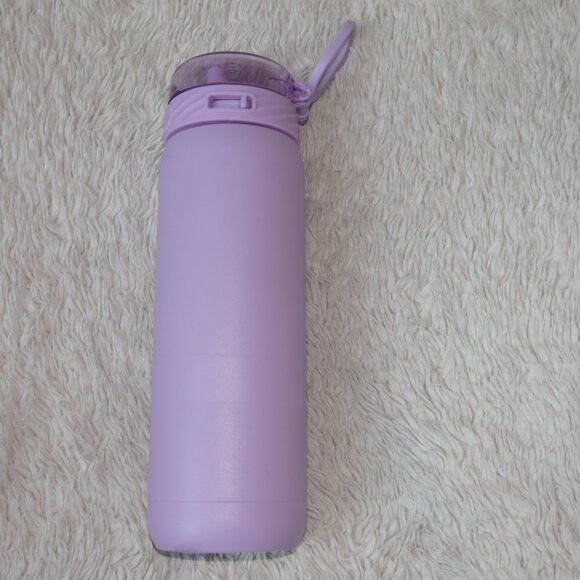 Ello Cooper Stainless Steel Water Bottle with Straw and Carry Handle, Lilac - Picture 5 of 11